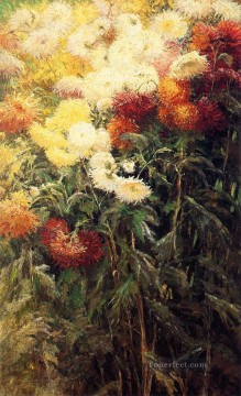 Jardín de crisantemos en Petit Gennevilliers Gustave Caillebotte Pinturas al óleo